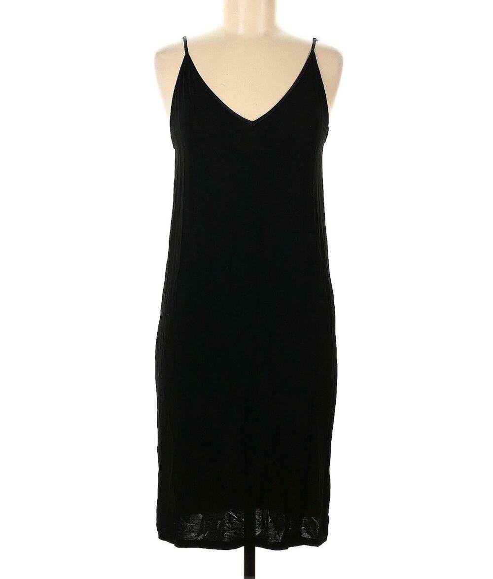 Rodebjer Black Slip Dress Lightweight Flowy Stretchy Spaghetti Strap Tank Size M